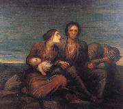 George Frederick watts,O.M.,R.A. The Irish Famine Spain oil painting artist